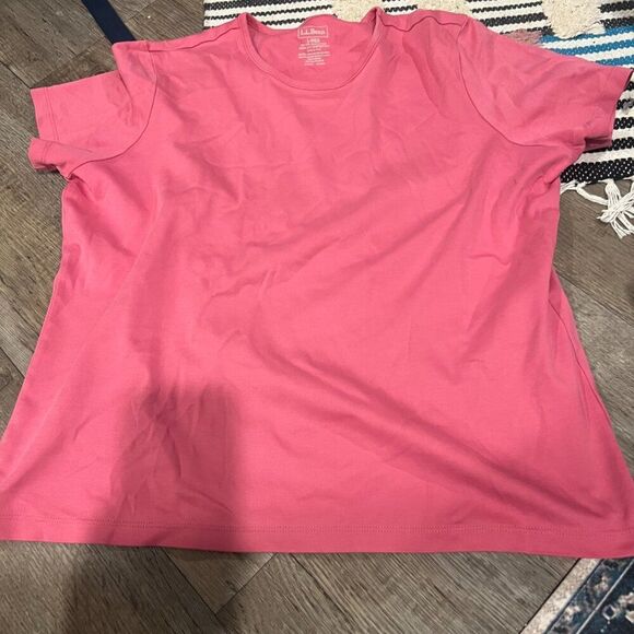 LL Bean large pink tee - Picture 5 of 6